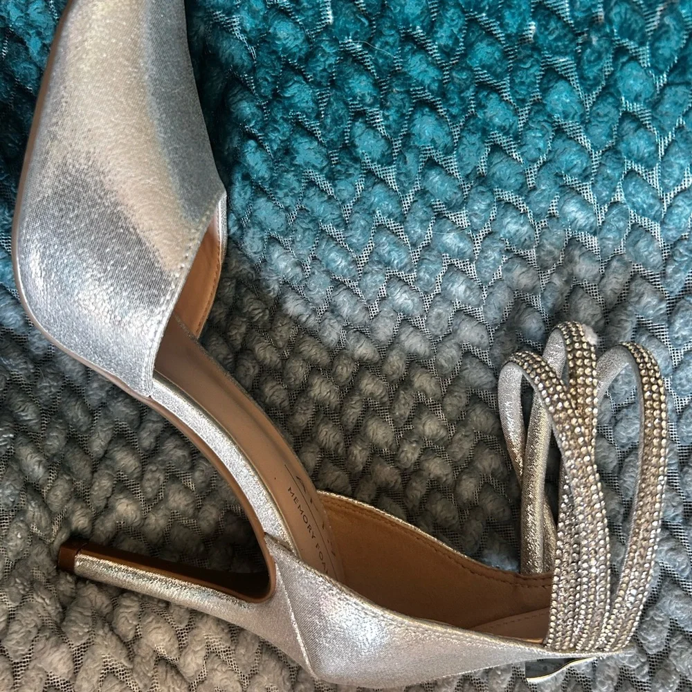 New!!! Apt. 9 Shimmering Silver high Heels